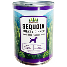 Canned Dog Food - Sequoia Turkey & Turkey Liver With Immune Supporting Coriolus Versicolor - 6 Cans